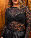 Body de Encaje Negro