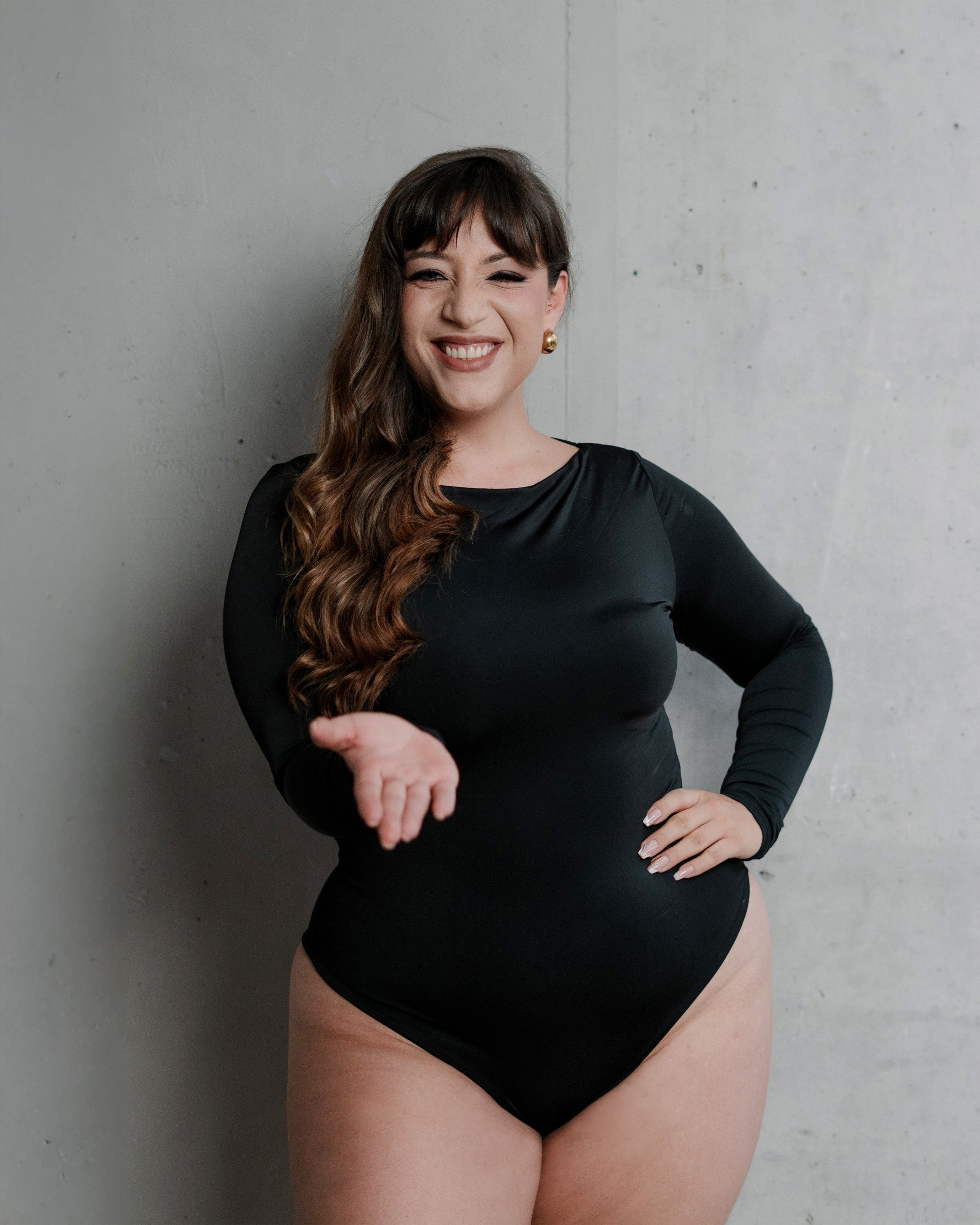 Body Cuello redondo + maga larga